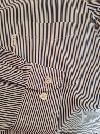 Camisa Façonnable Rayas Azul/Blanco Talla M