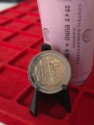 2 Euro Cipro Erasmus