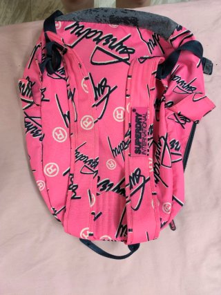Mochila Superdry Rosa Estampada