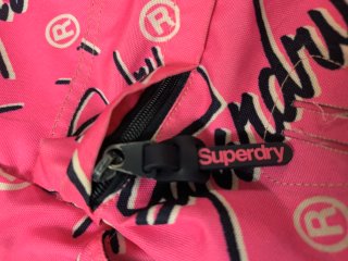 Mochila Superdry Rosa Estampada