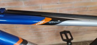 Bicicleta Orbea Plata y Azul