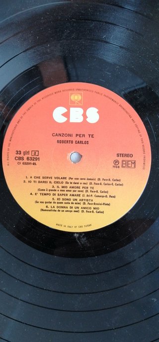 Vinile Roberto Carlos - Canzoni Per Te