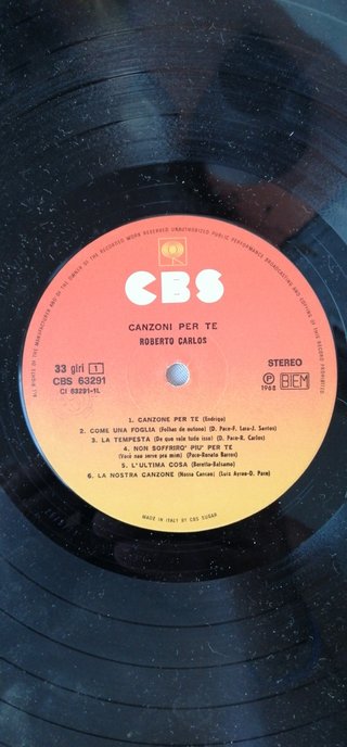 Vinile Roberto Carlos - Canzoni Per Te