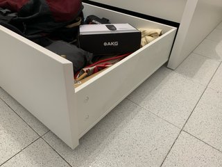 Cama IKEA MALM blanca + 2 cajones de almacenaje