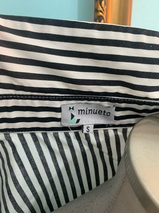 Blusa Minueto Rayas Blanco y Negro