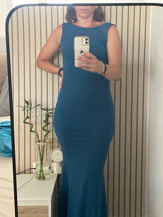 Vestido de fiesta invitada azul