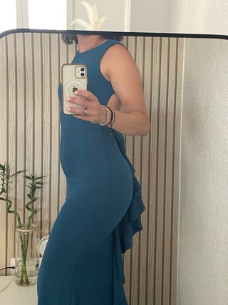 Vestido de fiesta invitada azul