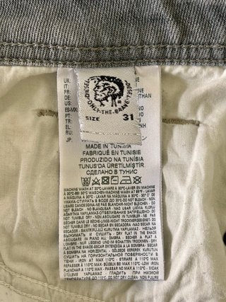 Pantalón corto Diesel THOSHORT gris T31