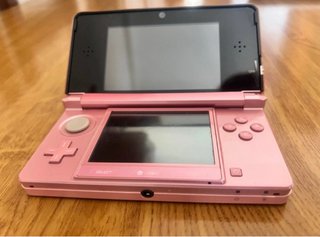 Nintendo 3DS Rosa + Caricatore + Nintendogs