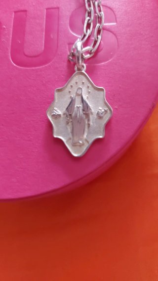 Collar Tous Virgen Milagrosa Plata