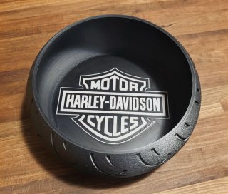 Cuenco Harley-Davidson Negro