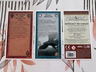 Guerra del anillo cartas promo Noticias y no carga