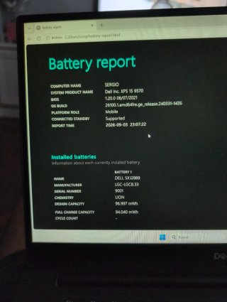 Portátil Dell Negro XPS 15 9570