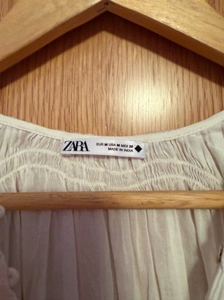 Blusa Zara Verano Blanca