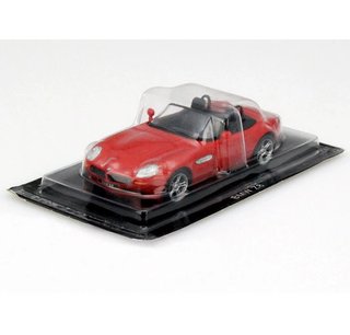 BMW Z8-Rojo-1:43-Coche miniatura