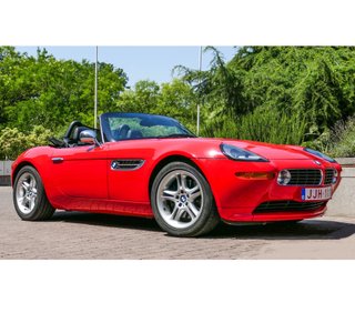 BMW Z8-Rojo-1:43-Coche miniatura