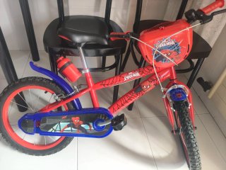 Bicicleta Spiderman Niño