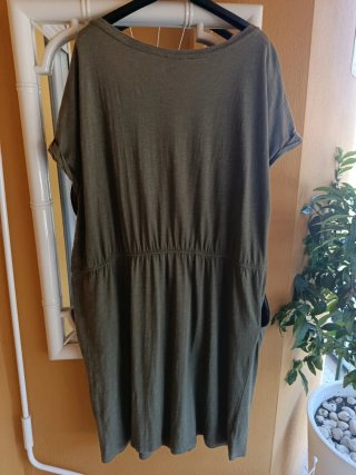 Vestido H&M verde militar T XL