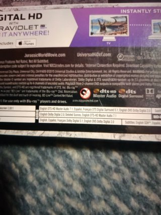 Jurassic World Steelbook Blu-ray USA