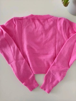 Jersey Crop Top Rosa Shein Talla XS