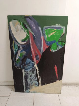 Arte contemporáneo sobre tabla