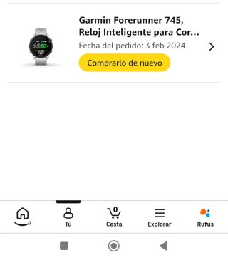 Garmin Forerunner 745 Blanco