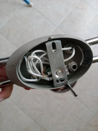 Lampadario moderno 3 luci argento