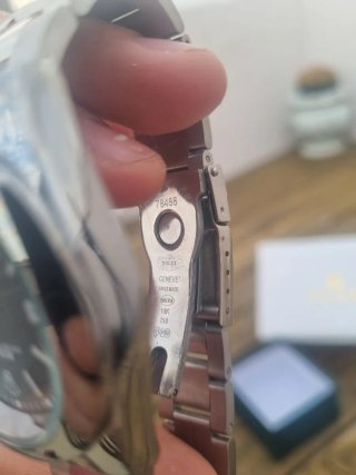 Reloj Esfera Negra Plata