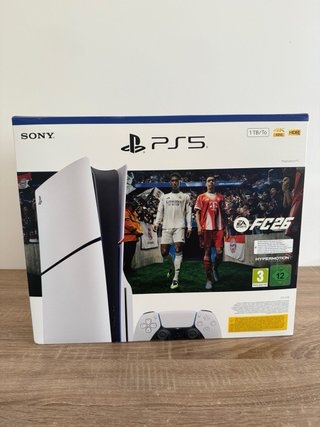 Consola PS5 Slim 1TB + FC24 + GTA V