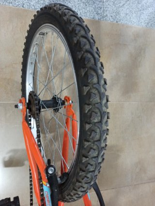 Bicicleta infantil 20 pulgadas naranja