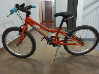 Bicicleta infantil 20 pulgadas naranja
