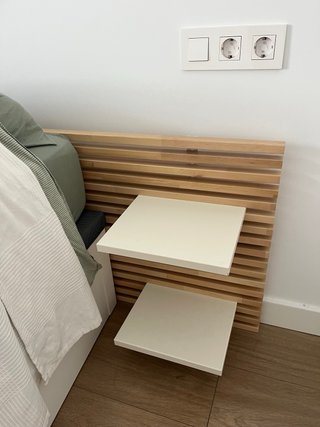 Cabecero Ikea Mandal madera