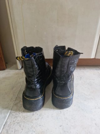 Botas Dr. Martens Piel Cocodrilo Mujer
