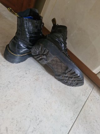 Botas Dr. Martens Piel Cocodrilo Mujer
