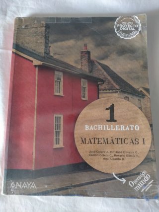 Vendo libro matemáticas 1° bachillerato