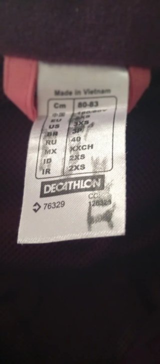 Parka impermeable Quechua morada