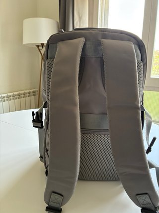 Mochila Viaje Cabina 40x20x25 Gris