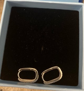 Pendientes de plata con circonitas