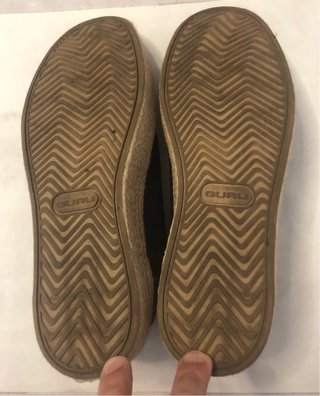 Scarpe Guru donna Tg 39 nere con suola espadrillas