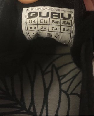 Scarpe Guru donna Tg 39 nere con suola espadrillas