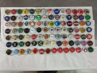 Lote chapas cerveza