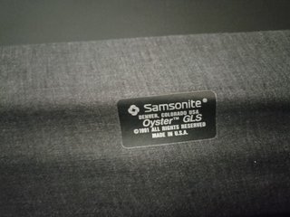 Maleta Samsonite vintage modelo Oyster
