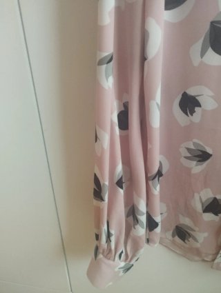 Blusa Estampada Rosa Talla S