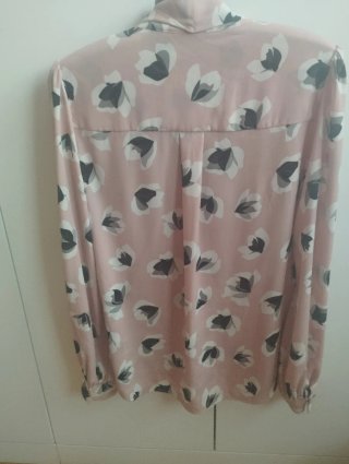 Blusa Estampada Rosa Talla S