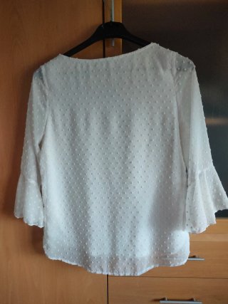 Lote 2 blusas románticas blancas