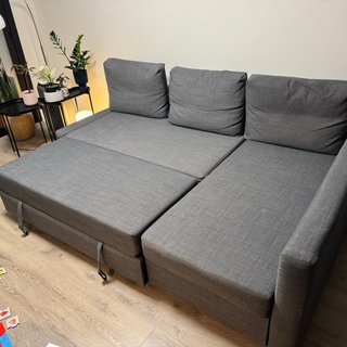Sofá Cama Friheten Gris Ikea