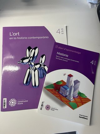 Libro història 4ESO + arte y diario de aprendizaje
