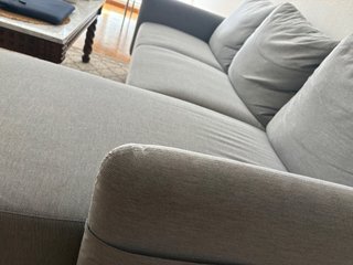 Sofá Chaiselongue 3 plazas gris
