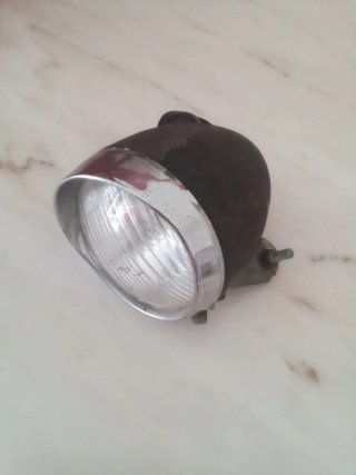 Faro Bicicletta Vintage Cromato