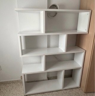 Estantería modular blanca